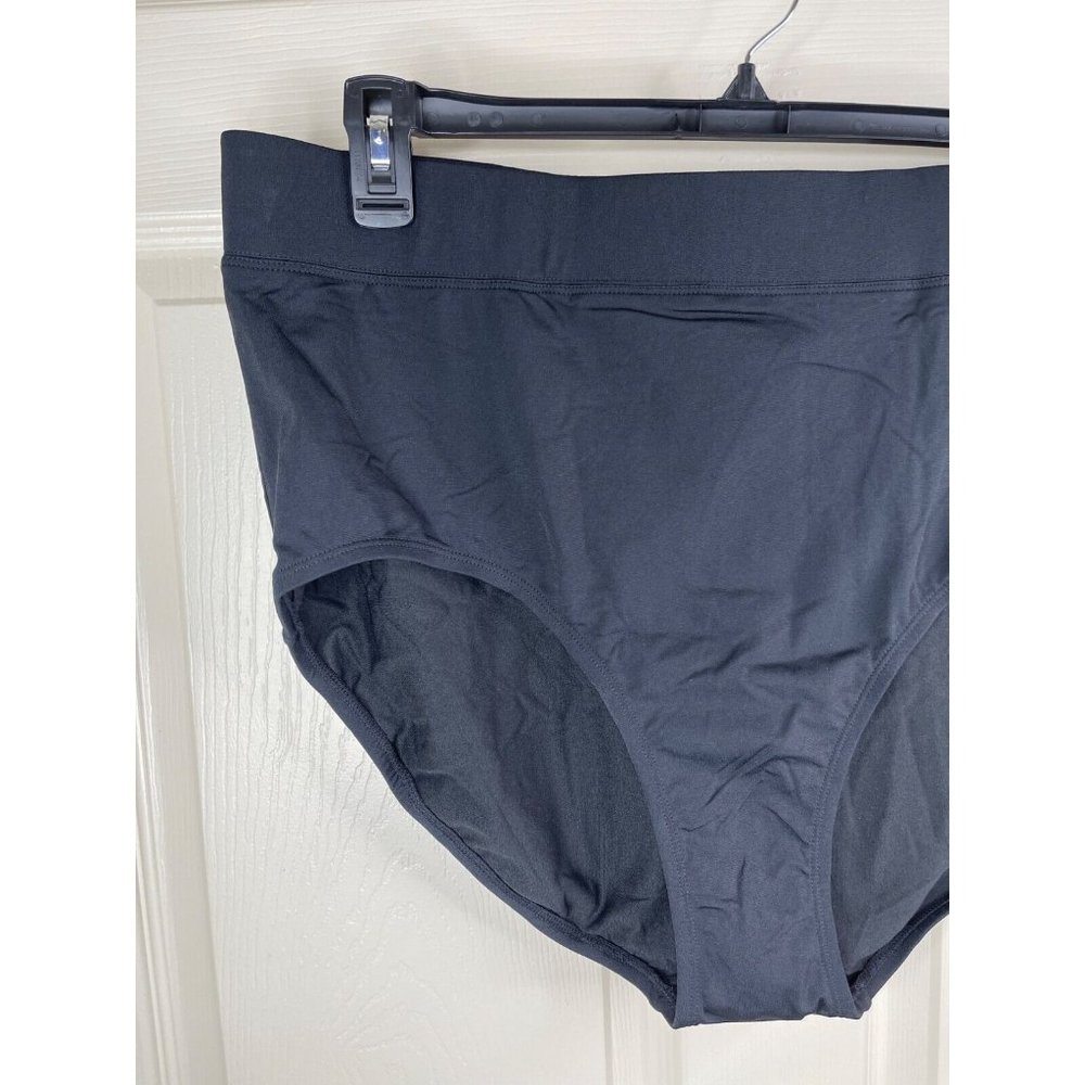Dolfin Swim Bottoms Womens Plus Size XXL Black Aquashape Conservative Brief NWT - Picture 4 of 9